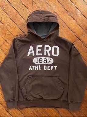 Vintage brown Aeropostale athletic department men’s sweatshirt